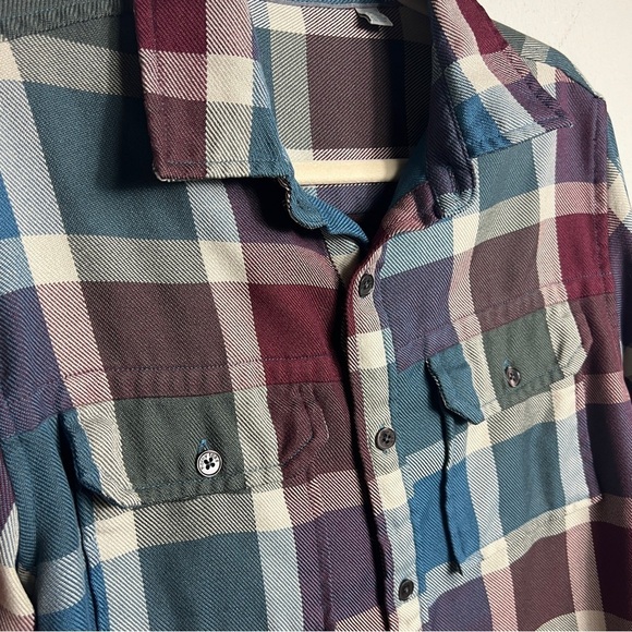 Hornytoad Plaid Button Down Men's Small Long Sleeve Front Pockets Multicolor - Picture 8 of 11